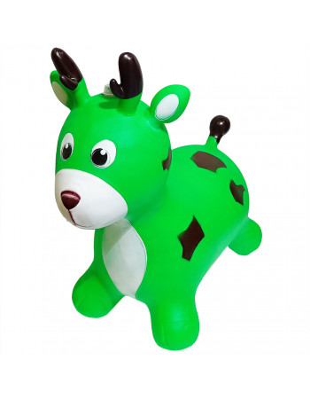 Детская игрушка-прыгун 'Олень' RB2519 музыка, свет Зеленый