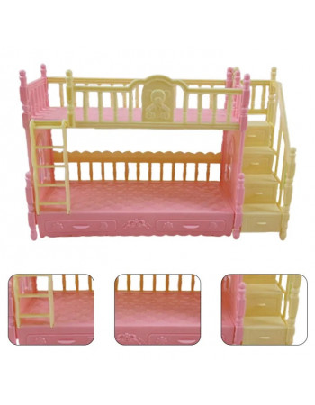 Ігровий набір - ліжко та 4 фігурки 'Свинка Пеппа' (Peppa Pig) арт. YQ 716