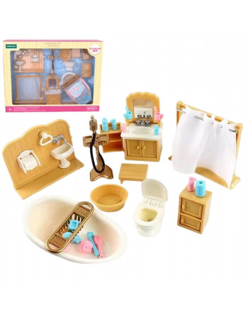 Набір меблів 'Ванна кімната' (аналог Sylvanian families) арт. T 03