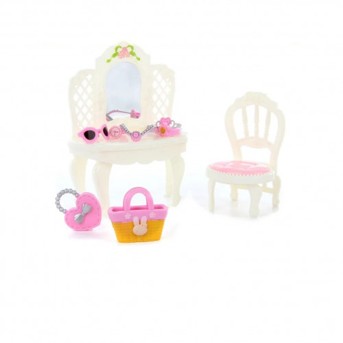 Набір меблів із фігуркою зайчика 'Спальня' (аналог Sylvanian Families) арт. 6616