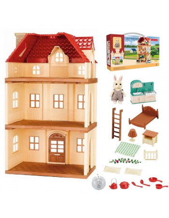 Ігровий будинок для ляльок, флоксових фігурок (аналог Sylvanian Families) арт. A 07