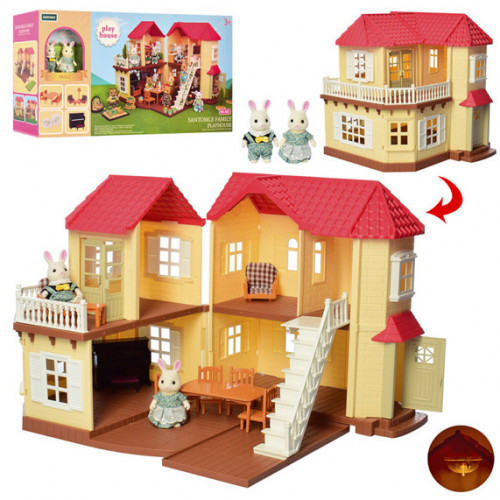 Ляльковий будинок 'Happy Family' (аналог Sylvanian Families) арт. S 01