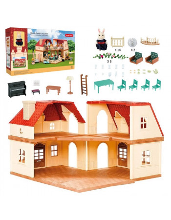 *Ігровий будинок для ляльок, флоксових фігурок (аналог Sylvanian Families) арт. A 08