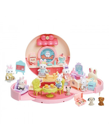 Будинок - рюкзак 'Пончик' з зайчиками арт. 6695