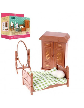 Набір меблів для ляльок або флоксових фігурок (аналог Sylvanian families) арт. B 14
