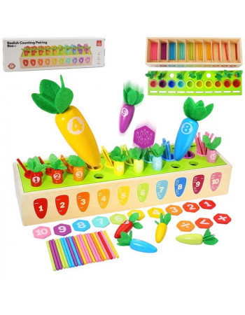 Навчальний дерев'яний набір 'Математичний сортер' арт. C 65660