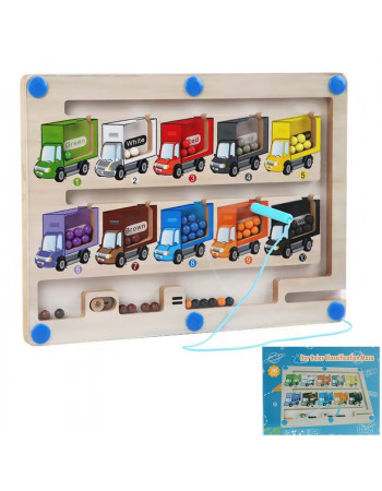 Дерев'яна дошка з магнітним сортером 'Лабіринт' арт. F 43628
