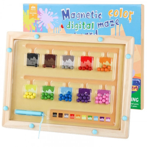 Дерев'яна дошка з магнітним сортером 'Лабіринт' арт. C 70993
