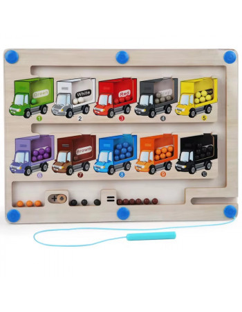 Дерев'яна дошка з магнітним сортером 'Лабіринт' арт. F 43628