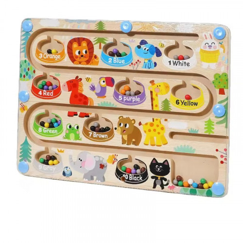 Дерев'яна дошка з магнітним сортером 'Лабіринт' арт. C 66148