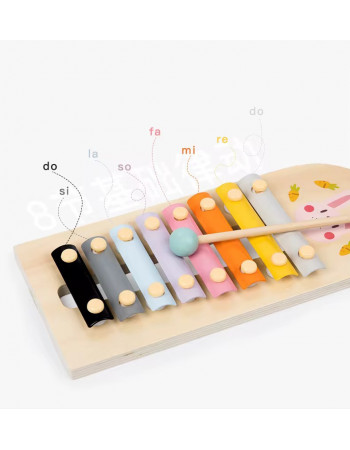 Дерев'яна розвиваюча іграшка / ксилофон - стукалка арт. C 65592