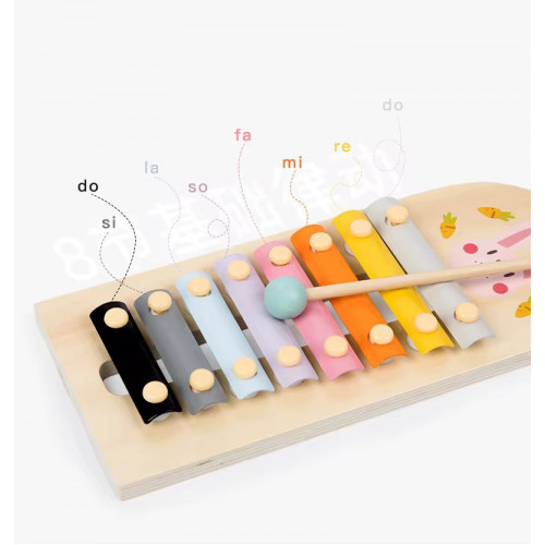 Дерев'яна розвиваюча іграшка / ксилофон - стукалка арт. C 65592
