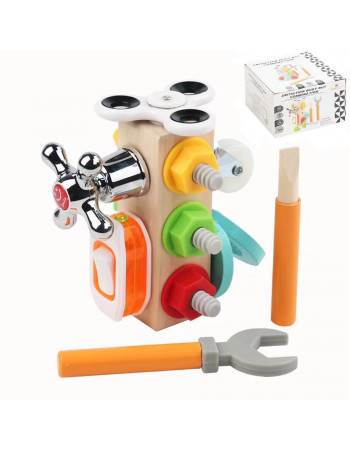 Розвиваюча дерев'яна іграшка 'Бізіборд' арт. C 65678