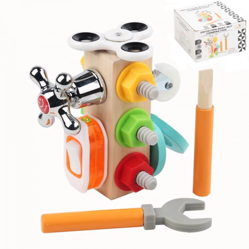 Розвиваюча дерев'яна іграшка 'Бізіборд' арт. C 65678