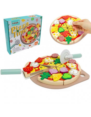 Дерев'яна гра 'Піца на липучках' арт. C 71014