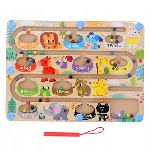 Дерев'яна дошка з магнітним сортером 'Лабіринт' арт. C 66148