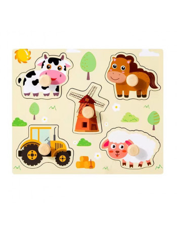 Дерев'яна іграшка 'рамка-вкладиш' арт. C 73250/5