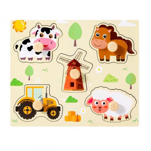 Дерев'яна іграшка 'рамка-вкладиш' арт. C 73250/5