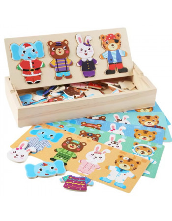 Навчальний ігровий набір - сортер (вкладиші) 'Гардероб' арт. C 73231