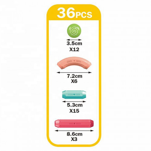 Магнітний конструктор із брусочками Magnet stick (36 деталей) арт. HD 104 A