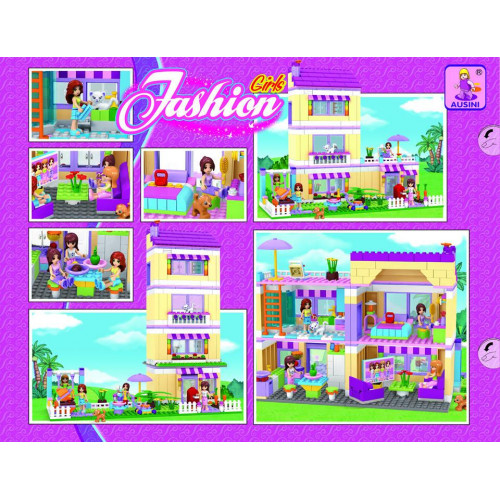 Конструктор AUSINI (KEYIXING) Fairyland 'Заміський будинок' (794 деталі) арт. 24001