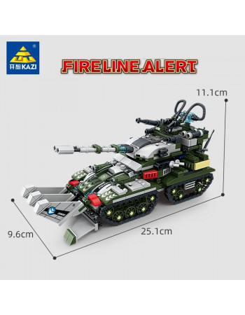 Набір конструкторів 8 в 1 Fireline Alert TM Kazi (1128 деталей) арт. 81054