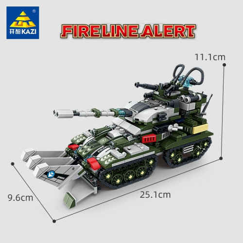 Набір конструкторів 8 в 1 Fireline Alert TM Kazi (1128 деталей) арт. 81054