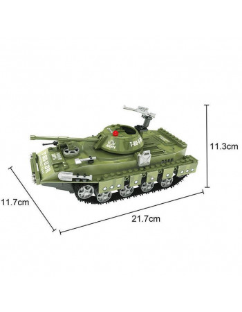 Конструктор-танк T-80 AUSINI KEYIXING (217 деталей) арт. 22502