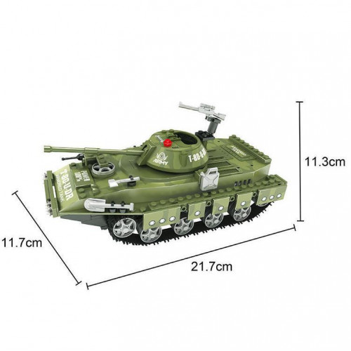 Конструктор-танк T-80 AUSINI KEYIXING (217 деталей) арт. 22502