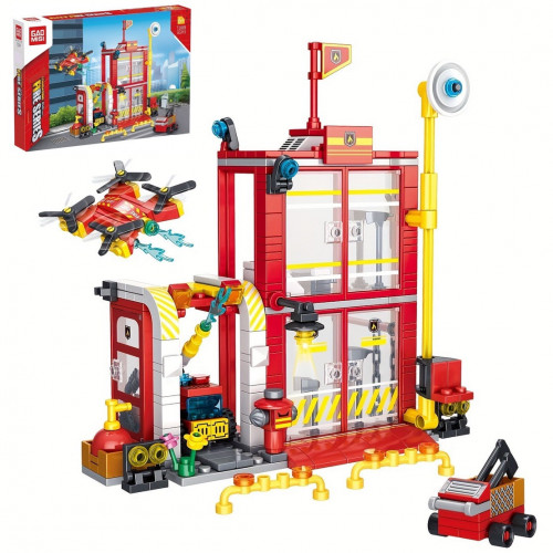 Конструктор Fire 'Пожежна станція' (362 деталі) арт. T 1069