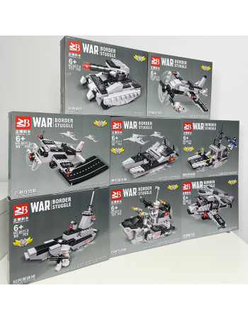 Набір конструкторів 8 в 1 War border stuggle 'Корабель - крейсер - авіаносець 'Liaoning' (806 деталей) арт. 8011