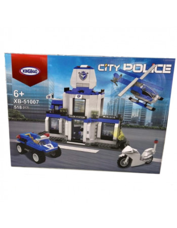 Конструктор Xingbao City Police 'Поліцейська дільниця' (518 деталей) арт. XВ 51007