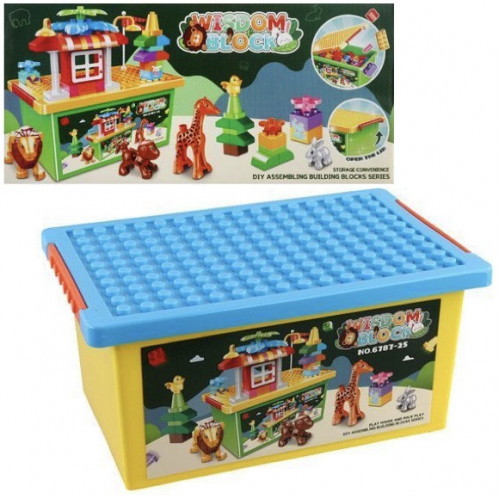 Конструктор для малюків у пластиковому боксі (101 деталь) арт. 6787-25