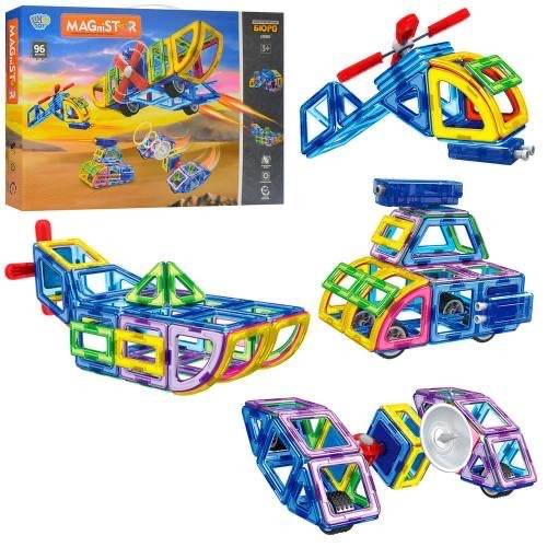 Магнітний конструктор Magnetic sheet (96 деталей) арт. 5001