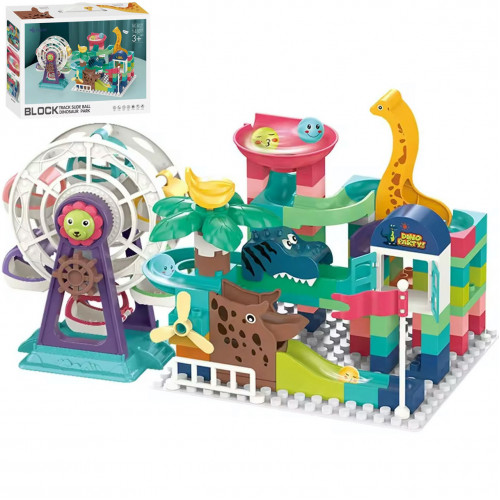 Конструктор для малюків (башня-спуск) 'Парк розваг Dino' 148 деталей арт. 8021