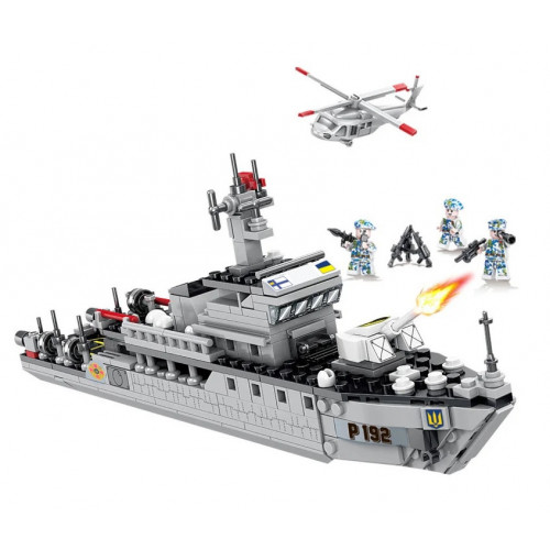 Конструктор ЗСУ 'Військовий патрульний корабель 'Суми' (300 деталей) арт. 83539