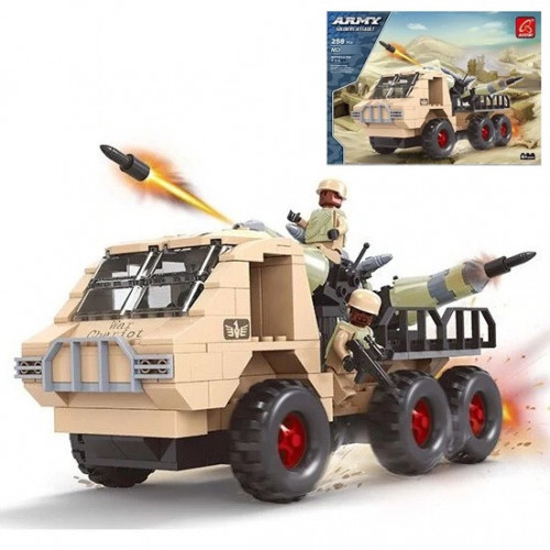 Конструктор AUSINI KEYIXING Army 'Військова машина Chariot' (261 деталь) арт. 22516