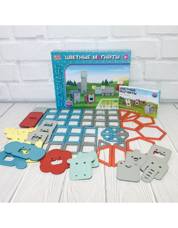 *Магнітний конструктор 'Play Smart' (60 деталей) арт. 2469