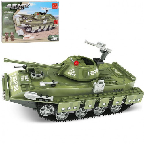 Конструктор-танк T-80 AUSINI KEYIXING (217 деталей) арт. 22502