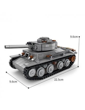 Конструктор-танк ТМ Kazi « Tank T-38 » (511 деталей) арт. 82051