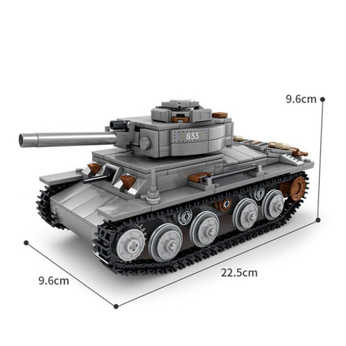 Конструктор-танк ТМ Kazi « Tank T-38 » (511 деталей) арт. 82051