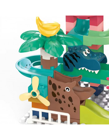 Конструктор для малюків (башня-спуск) 'Парк розваг Dino' 148 деталей арт. 8021