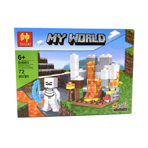 Конструктор MyWorld 4 в 1 (286 деталей) арт. SH 003 A