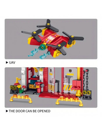 Конструктор Fire 'Пожежна станція' (362 деталі) арт. T 1069
