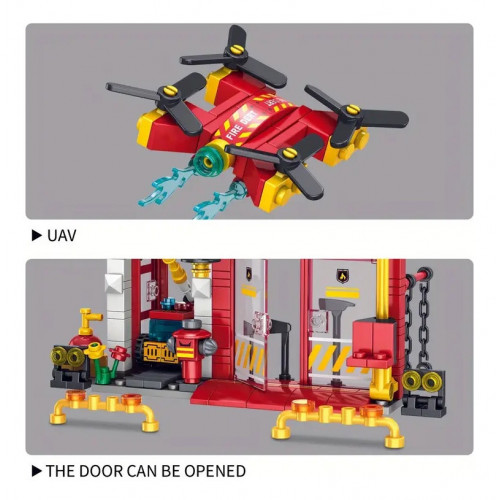 Конструктор Fire 'Пожежна станція' (362 деталі) арт. T 1069