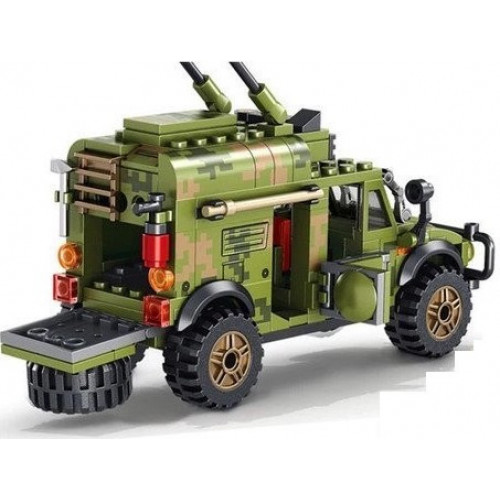 Конструктор ЗСУ 'Військова броньована машина 'IVECO LMV M65' (275 деталей) арт. 16529