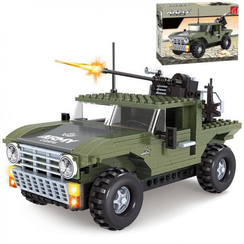 Конструктор AUSINI KEYIXING Army 'Військовий джип' (303 деталі) арт. 22508