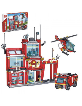 Конструктор Fire 'Пожежна станція' (853 деталі) арт. T 2085