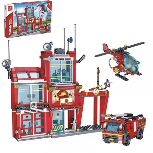 Конструктор Fire 'Пожежна станція' (853 деталі) арт. T 2085