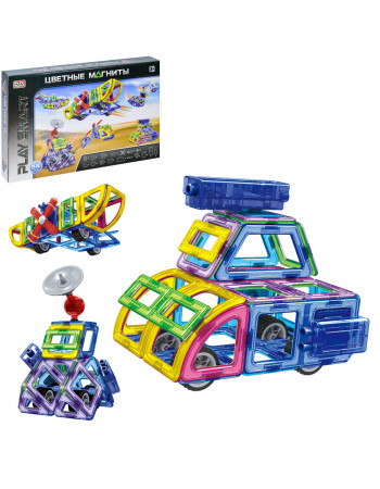 Магнітний конструктор Play Smart (54 деталі) арт. 2429